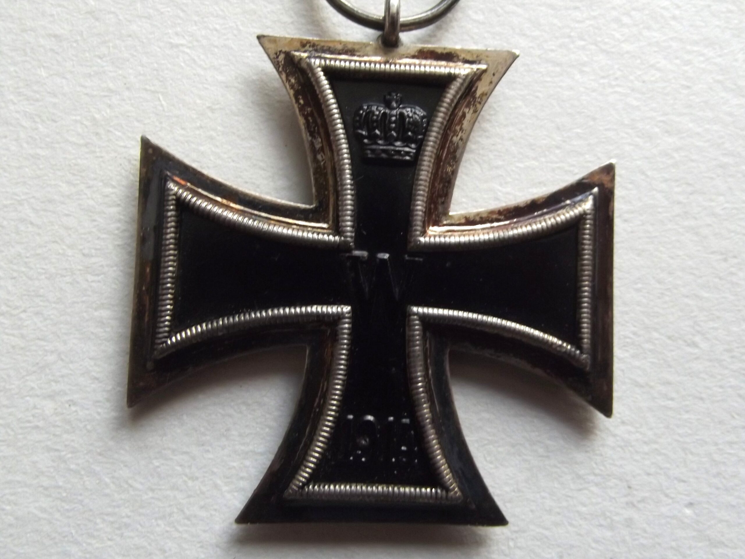 WW1 IMPERIAL GERMAN 2ND CLASS IRON CROSS MAKER KM