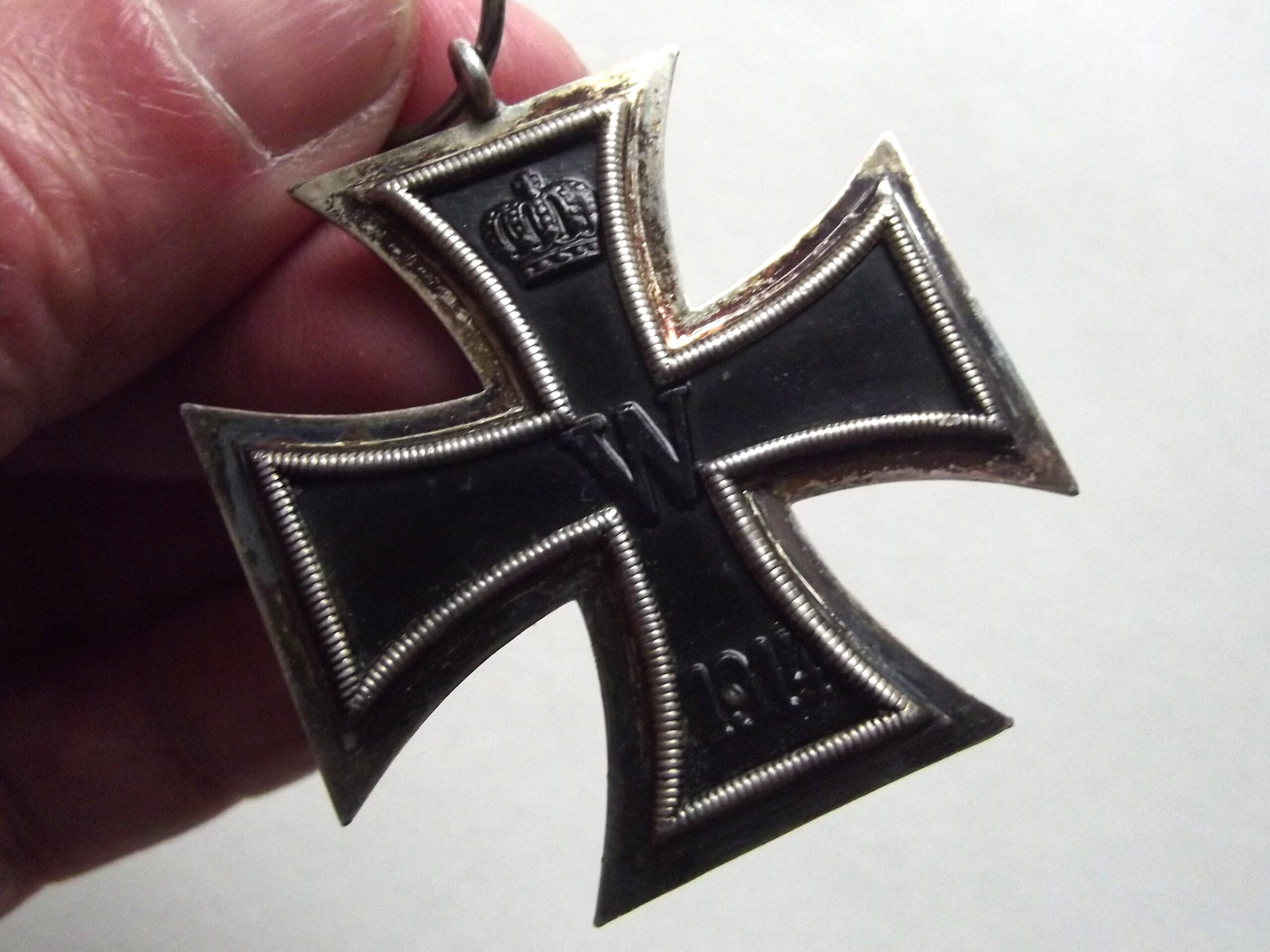 WW1 IMPERIAL GERMAN 2ND CLASS IRON CROSS MAKER KM