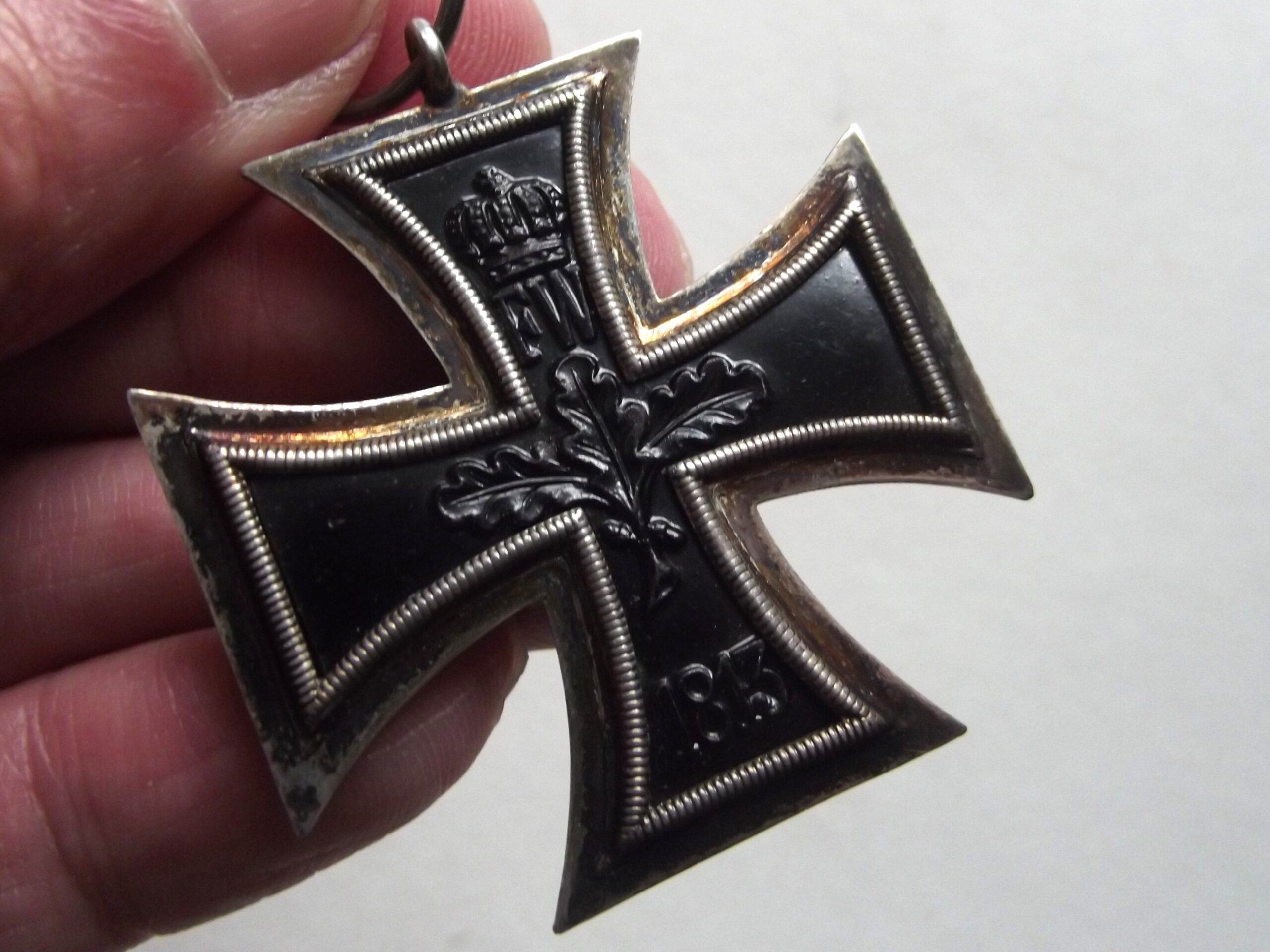 WW1 IMPERIAL GERMAN 2ND CLASS IRON CROSS MAKER KM