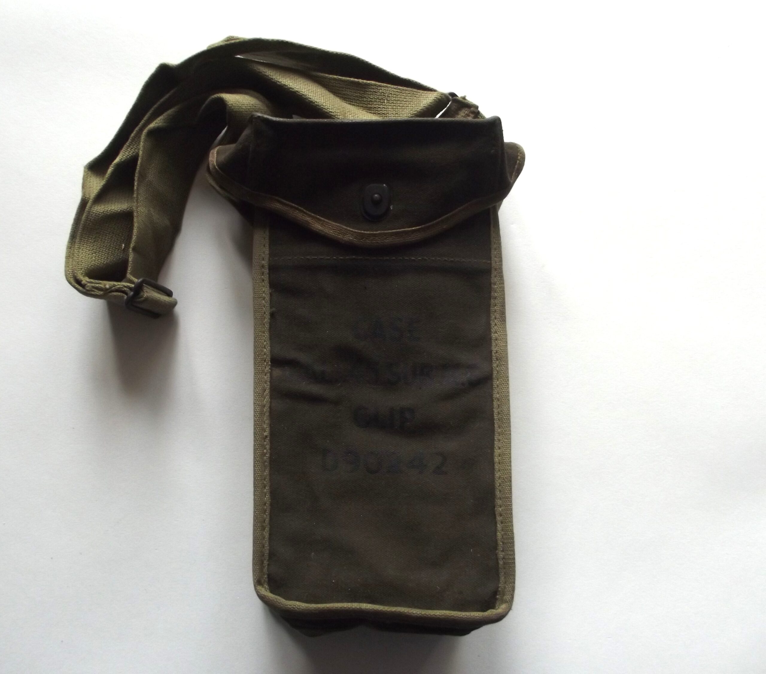 WW2 AMERICAM M3 GREASE GUN MAGAZINE WEBBING BAG