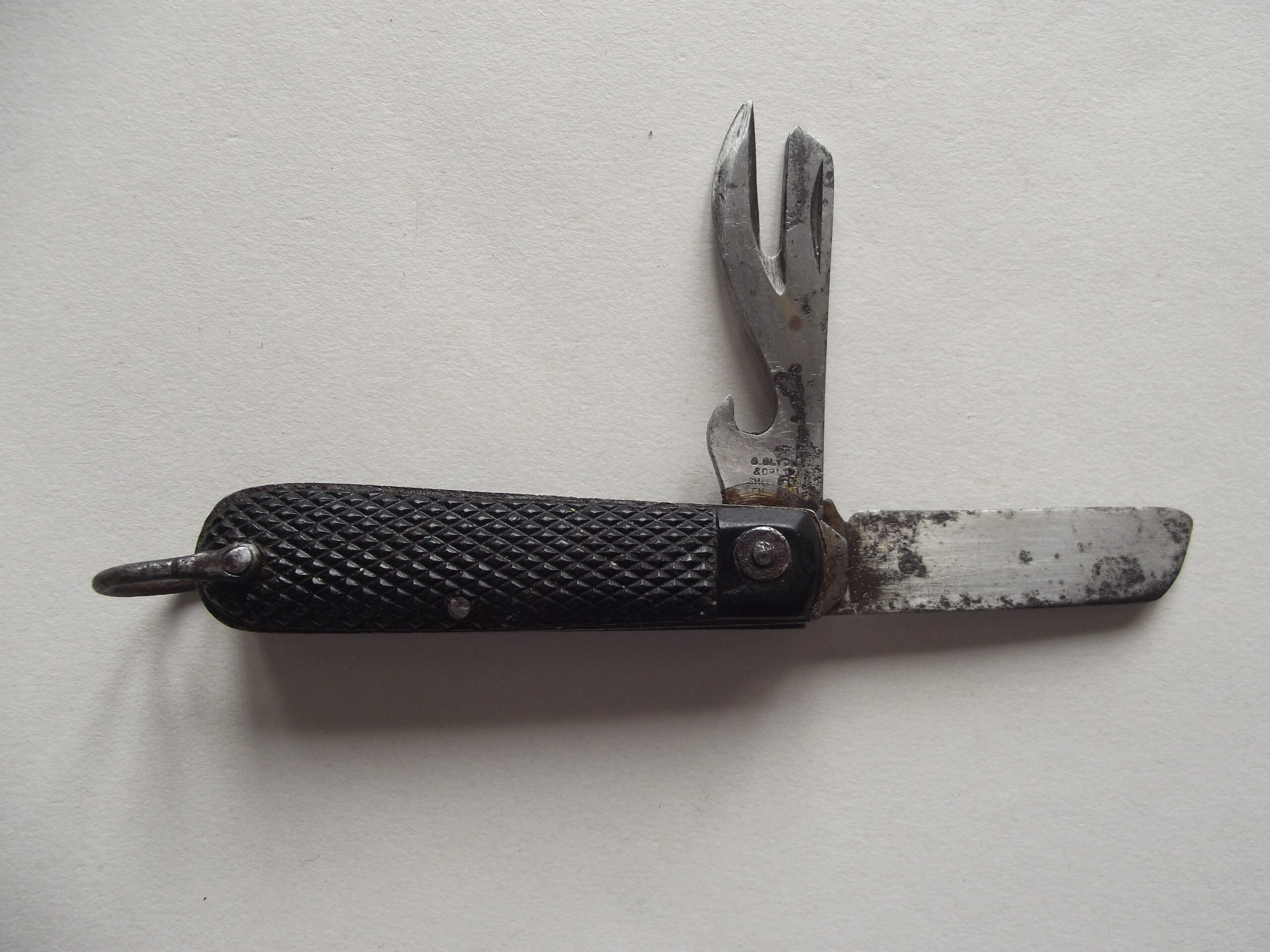 WW2 BRITISH ARMY JACK KNIFE E BLYDE & CO