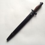 WW2 INDIAN LEE ENFIELD BAYONET MK II* & SCABBARD DATED 1944