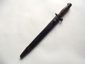 WW2 INDIAN LEE ENFIELD BAYONET MK II* & SCABBARD DATED 1944