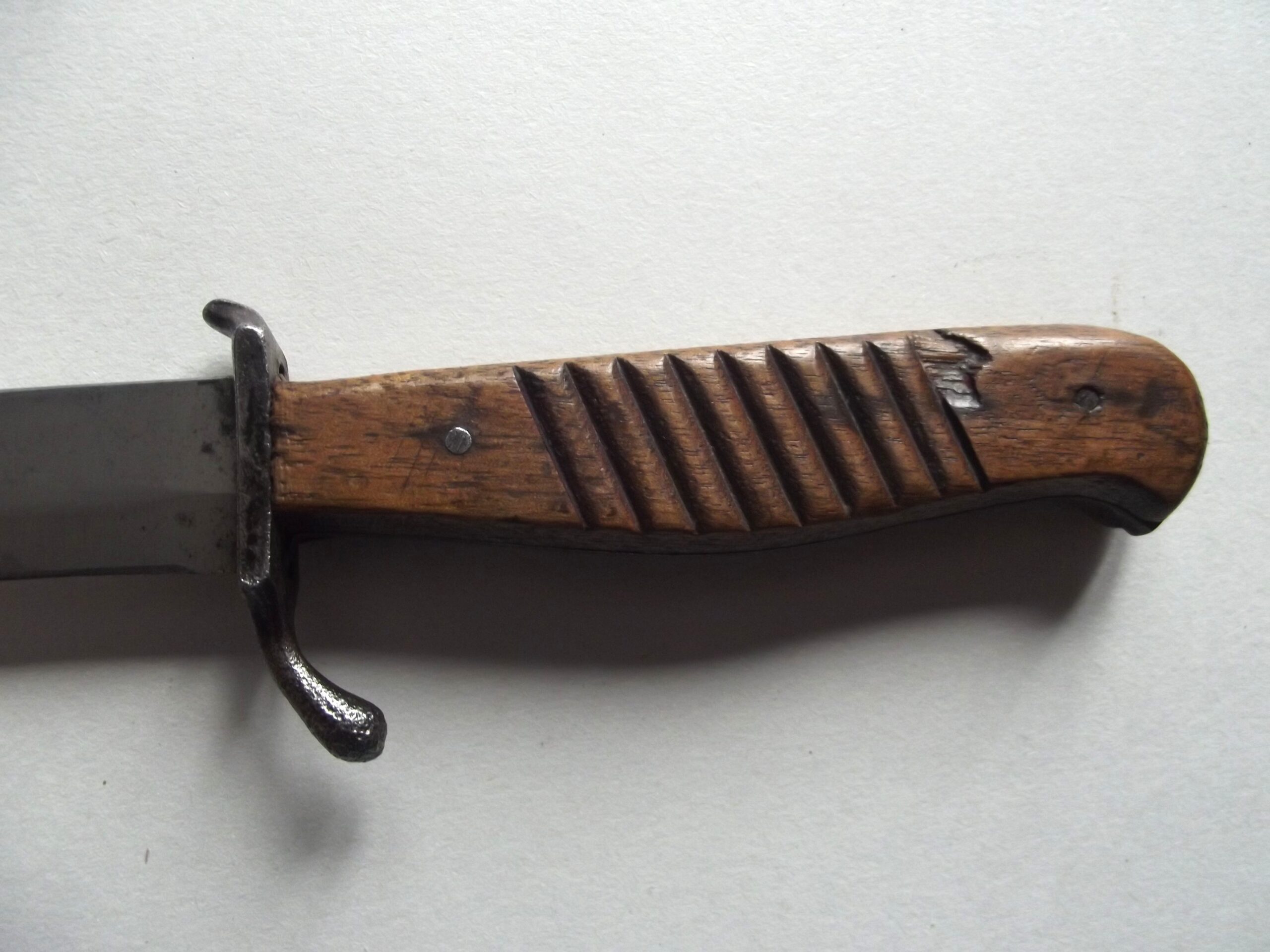 WW1 IMPERIAL GERMAN PRIVATE PURCHASE TRENCH DAGGER & SCABBARD