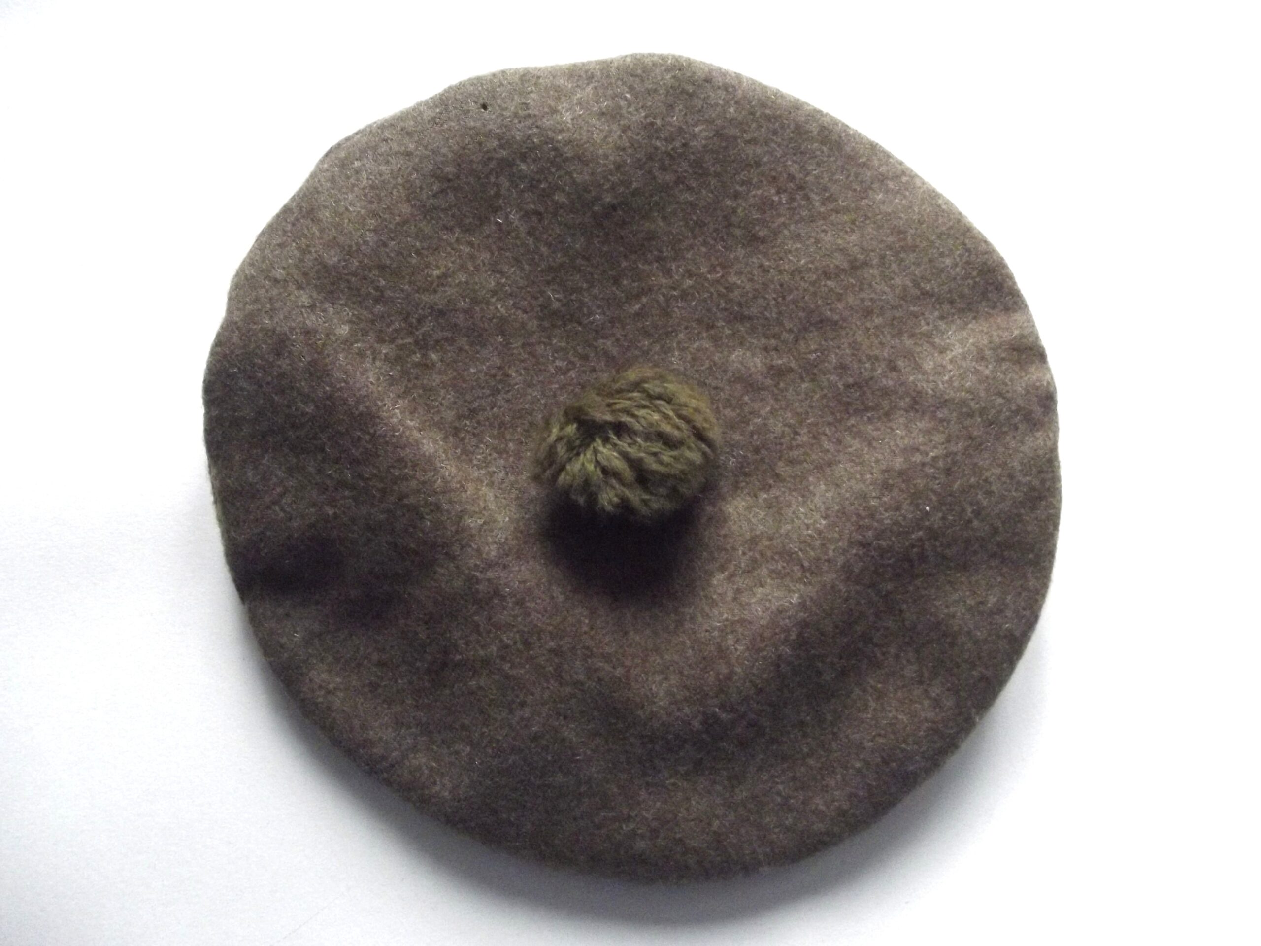 WW2 BRITISH ARMY TAM O SHANTER BERET DATED 1944