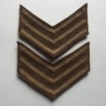 WW2 BRITISH ARMY SERGEANT LOTH RANK STRIPES
