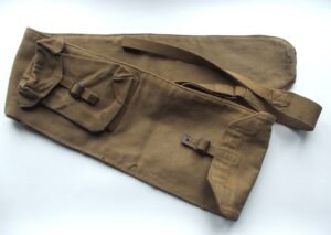 WW2 BRITISH ARMY LEE ENFIELD NO 4 RIFLE WEBBING CASE DATED 1942